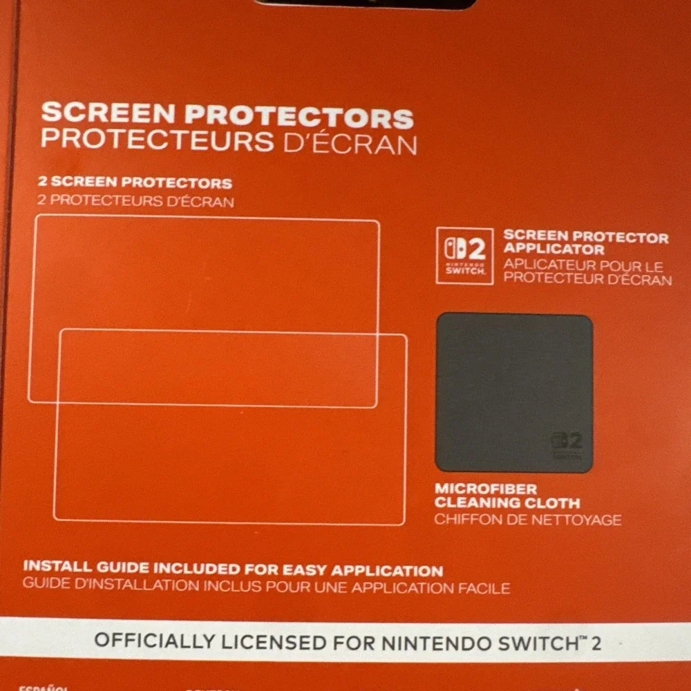 PowerA Screen Protector for Nintendo Switch 2 Pack Of Two New‎ Unopened